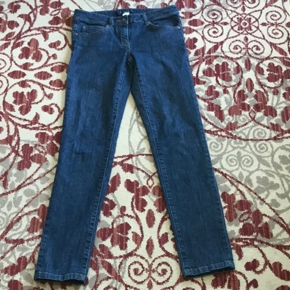 TRINA TURK Size 4 Medium Wash Denim Straight Leg Jeans - Picture 1 of 9